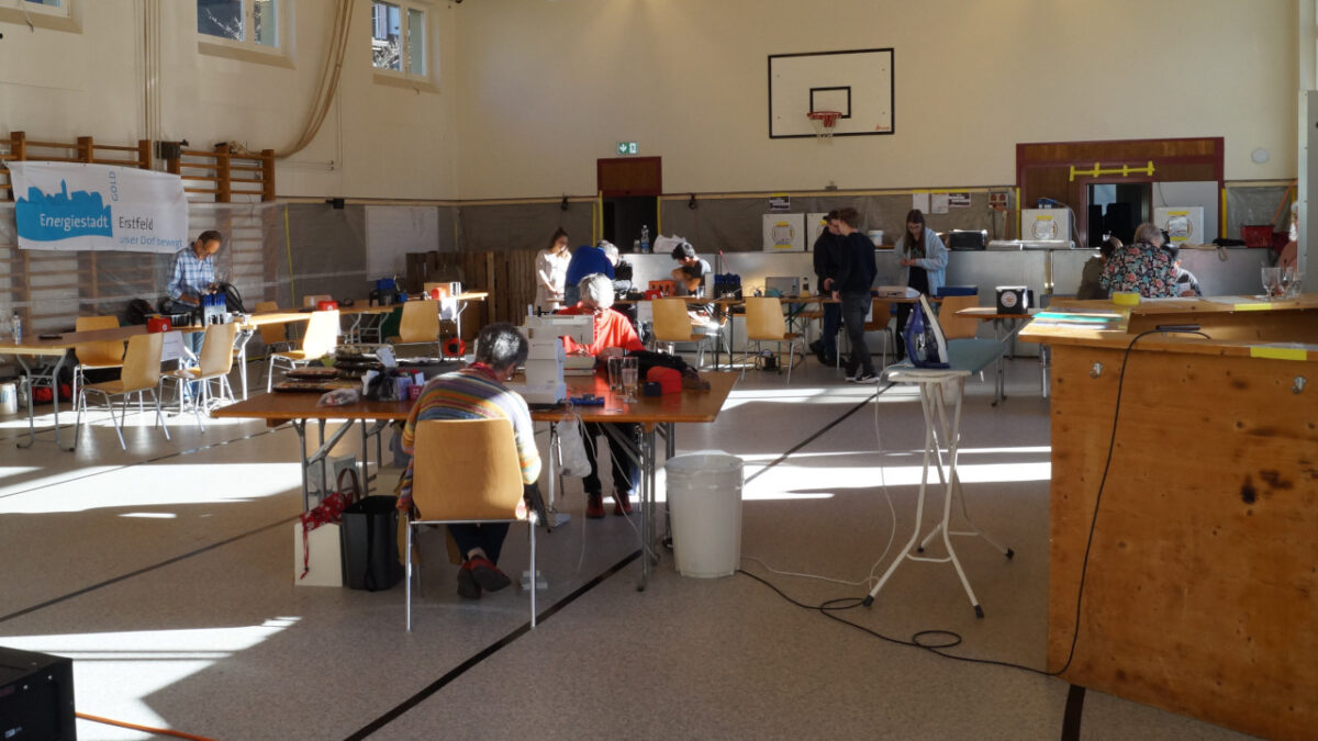Repair Café in der Gemeindeturnhalle Erstfeld